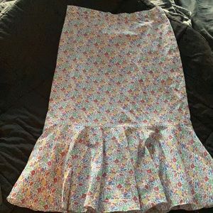 J crew trumpet skirt liberty size 8T